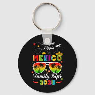 Llavero México Familia Vacaciones Cancún 2025 Straight Tri