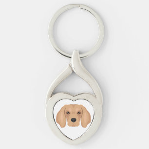 Llavero Mezcla de perros de Golden Cavalier