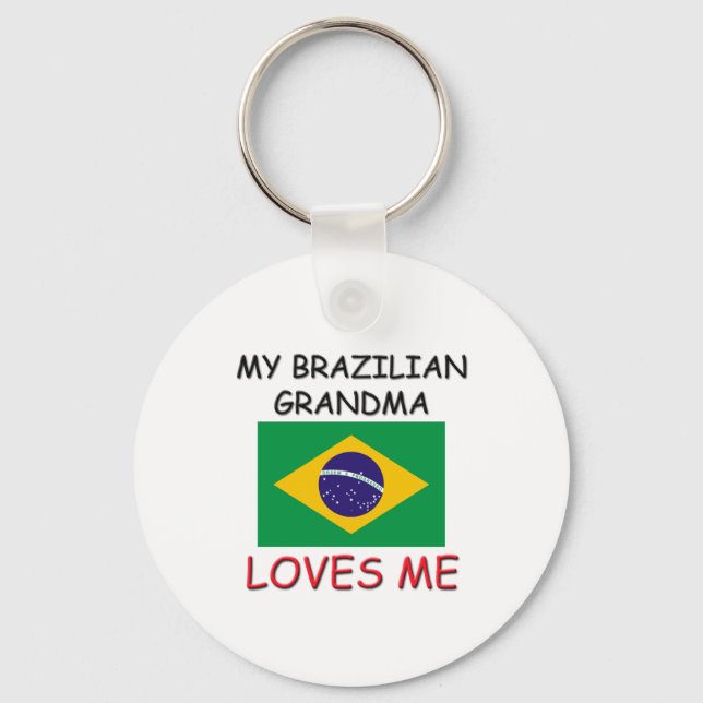 Llavero Mi abuela brasileña me ama (Anverso)