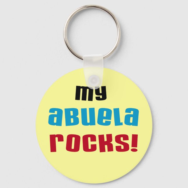 Llavero Mi Abuela Rocca camisetas y regalos (Anverso)