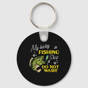 Llavero Mi Afortunada Camisa De Pesca No Lava A Hombres Gr