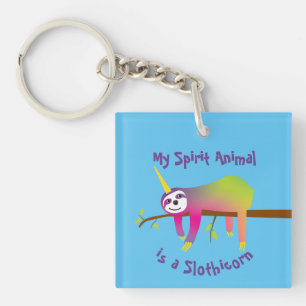 Llavero Mi animal espiritual es un eslogan