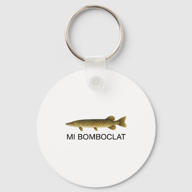 Llavero Mi Bomboclat Funny Fish Jamaican Slang Graphic  (Anverso)
