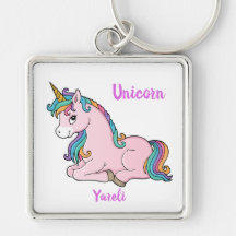 Mi Bonito Pequeña Clave de Nombre Unicornio | Yare