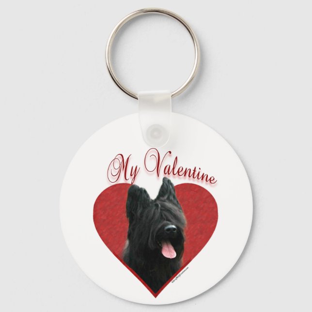 Llavero Mi Briard Valentine (Anverso)