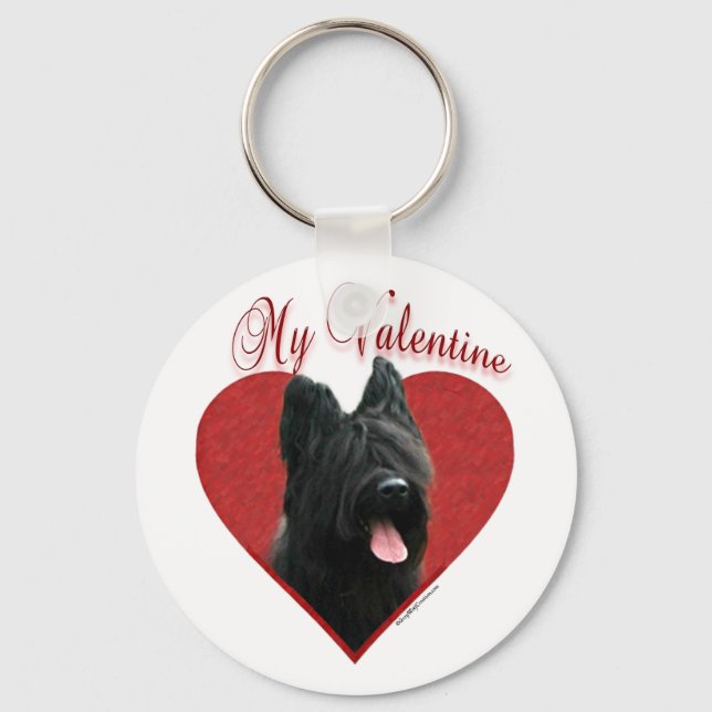 Llavero Mi Briard Valentine (Anverso)