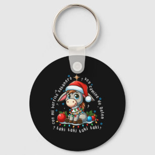 Llavero Mi Burrito Sanero Navidad Mexicana Burro Español