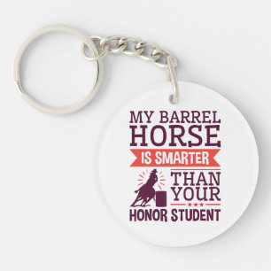 Llavero Mi Caballo De Barril Es Una Carreras De Barril Más