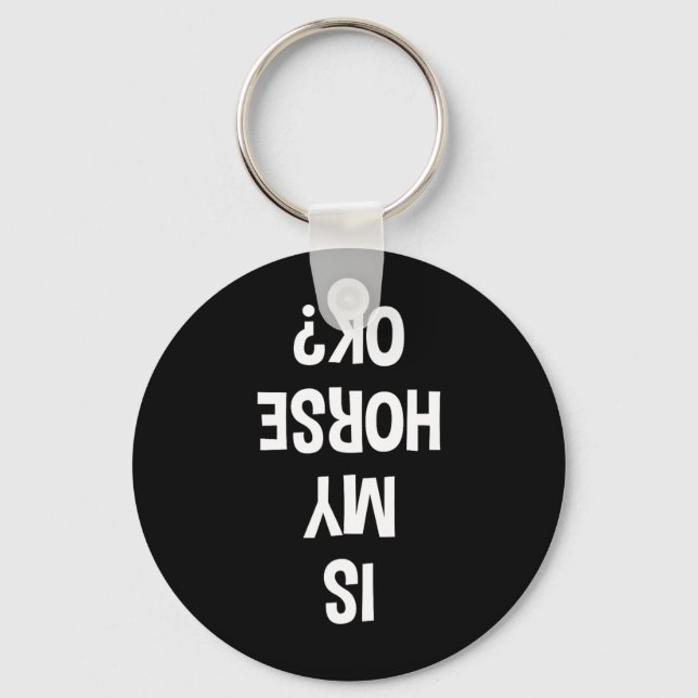 Llavero ¿Mi Caballo Está Bien Ecuestre? (Anverso)