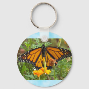 Llavero Mi cadena de teclas de la mariposa monarca
