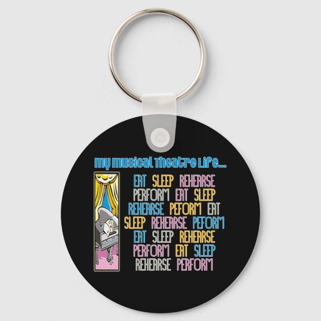 Llavero Mi cadena musical de teatro (Anverso)