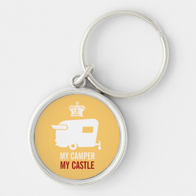 Llavero Mi campista mi castillo - campista de Shasta del (Frente)