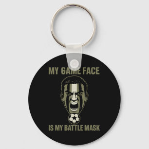 Llavero Mi Cara de Juego es Mi Máscara Byttle Camuflaje Fa