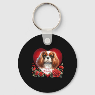 Llavero Mi Cavalier es mi perro del día de San Valentín Ma