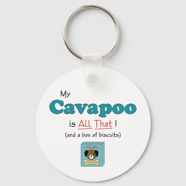 Llavero ¡Mi Cavapoo es todo eso! (Anverso)