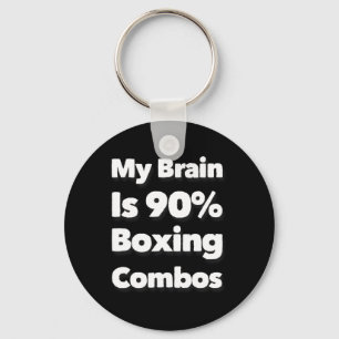 Llavero Mi Cerebro Es El 90% Boxer De Boxeo Combos De Boxe
