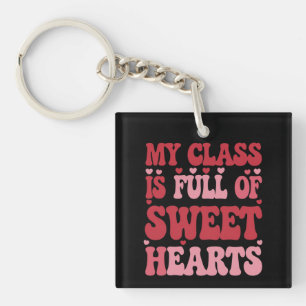 Llavero Mi clase está llena de enamorados San Valentín 