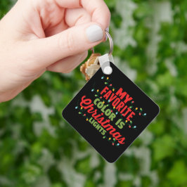 Llavero Mi Color Favorito Son Las Luces Navidades