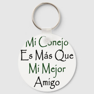 Llavero Mi conejo es más que mi mejor amigo