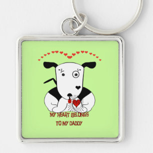 Llavero Mi corazón le pertenece a mi papá