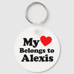 Llavero Mi corazón pertenece a Alexis