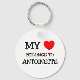 Llavero Mi corazón pertenece a ANTONIETA