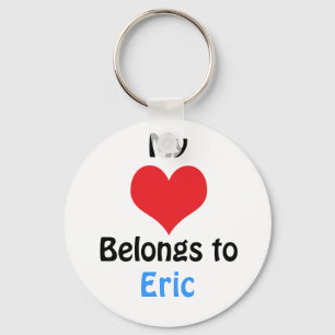 Llavero Mi corazón pertenece a Eric