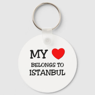 Llavero Mi corazón pertenece a ESTAMBUL