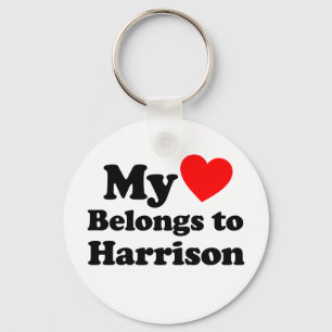 Llavero Mi corazón pertenece a Harrison