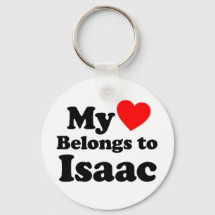 Llavero Mi corazón pertenece a Isaac