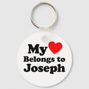 Llavero Mi corazón pertenece a Joseph