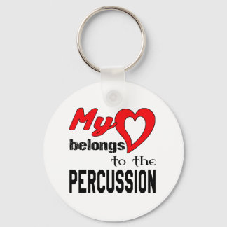 Llavero Mi corazón pertenece a la Percusión.