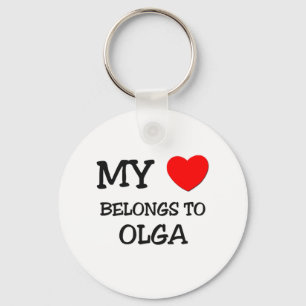 Llavero Mi corazón pertenece a OLGA