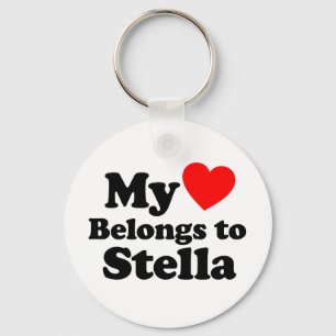 Llavero Mi corazón pertenece a Stella