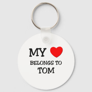 Llavero Mi corazón pertenece a Tom