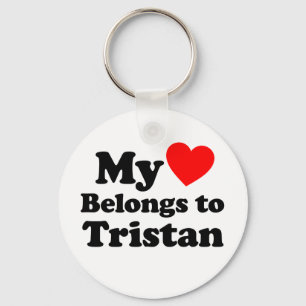 Llavero Mi corazón pertenece a Tristán