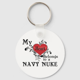 Llavero Mi corazón pertenece a un arma nuclear de la
