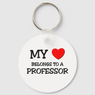 Llavero Mi corazón pertenece a un PROFESOR