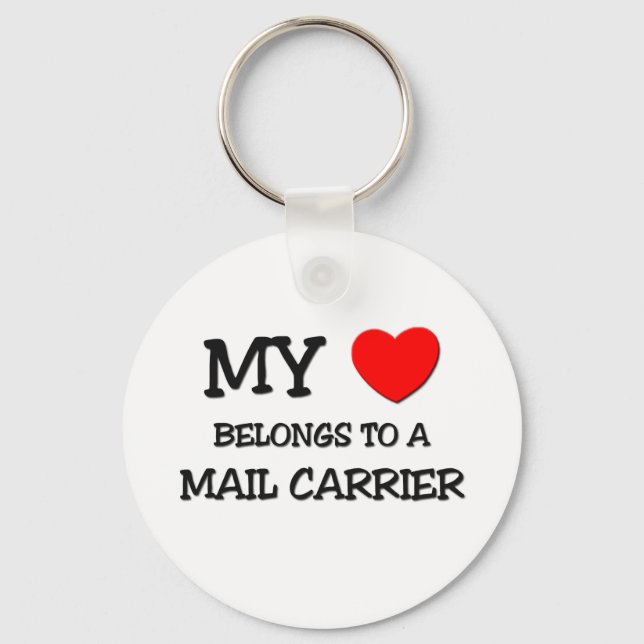 Llavero Mi Corazón Pertenece A Un TRANSPORTE DE CORREO (Anverso)