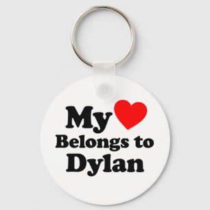 Llavero Mi corazón pertenece al Dylan