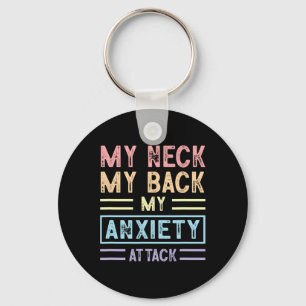 Llavero Mi Cuello Mi Ck Mi Ataque de Ansiedad Psicología M