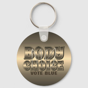 Llavero Mi cuerpo mi llave de oro de elección