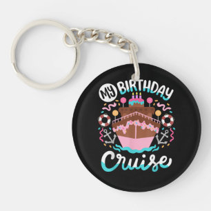 Llavero Mi cumpleaños crucero vacaciones crucero viaje