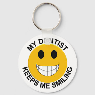 Llavero Mi dentista me mantiene sonriente - Keychain facia