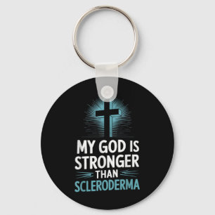 Llavero Mi Dios Es Más Fuerte Que Escleroderma