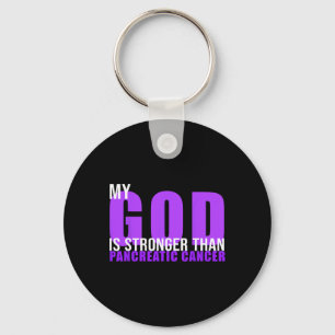 Llavero Mi Dios Es Más Fuerte Que Los Awarenes Pancreático