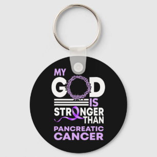 Llavero Mi Dios Es Más Fuerte Que Los Awarenes Pancreático