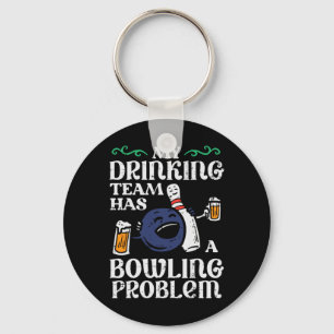 Llavero Mi Equipo Tiene Un Problema De Bowling Divertido B