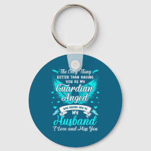 Llavero Mi esposo mi ángel de la guarda extraño a mi espos