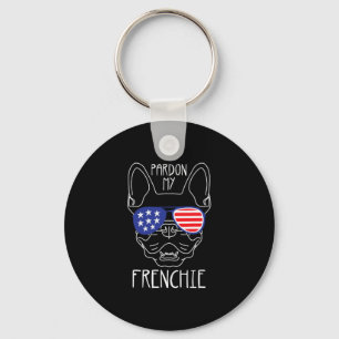 Llavero Mi Frenchie - Divertido Bulldog Francés Bandera De